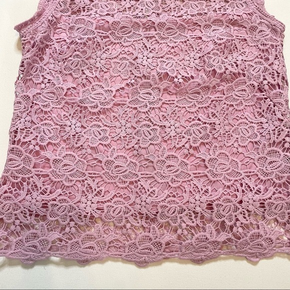 Nanette Laporte lace sleeveless top sz medium - Picture 3 of 11